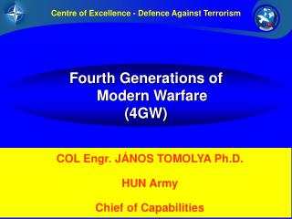 Four th Generations of Modern Warfare (4GW)