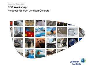 CEC Workshop Perspectives from Johnson Controls