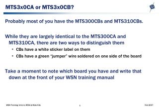 MTS3x0CA or MTS3x0CB?