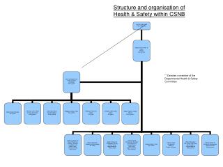 Structure and organisation of Health &amp; Safety within CSNB
