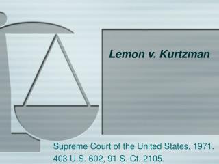 Lemon v. Kurtzman
