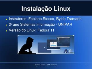 Instalação Linux