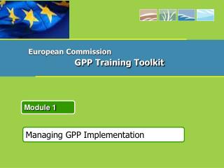 Managing GPP Implementation