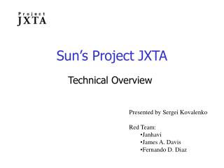 Sun’s Project JXTA