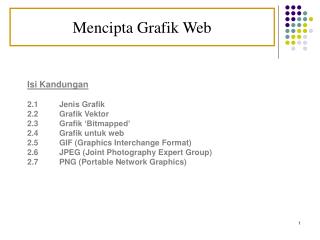 Mencipta Grafik Web