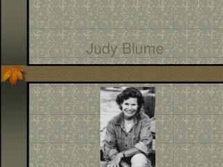 Judy Blume