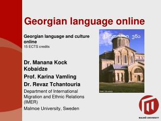 Georgian language online