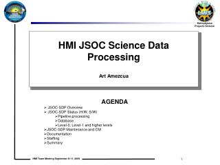 HMI JSOC Science Data Processing Art Amezcua