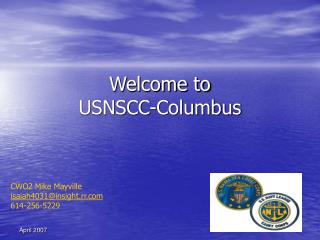 Welcome to USNSCC-Columbus