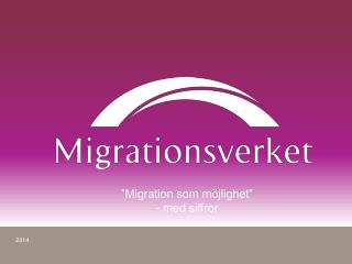 ”Migration som möjlighet” - med siffror