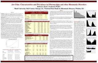 Jaw Pain: Characteristics and Prevalence in Fibromyalgia and other Rheumatic Disorders