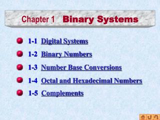 Chapter 1 Binary Systems