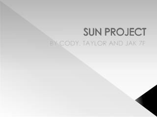 SUN PROJECT