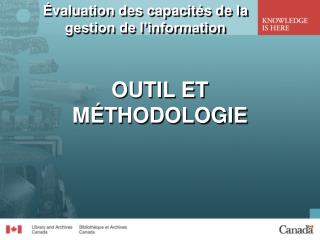 Évaluation de s capacités de la gestion de l’information