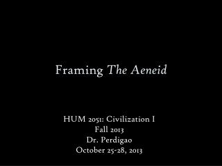 Framing The Aeneid