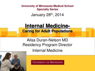 University of Minnesota Medical School Specialty Series