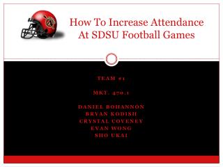 How To Increase Attendance At SDSU Football Games