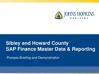Sibley and Howard County SAP Finance Master Data &amp; Reporting