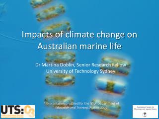 Impacts of climate change on Australian marine life