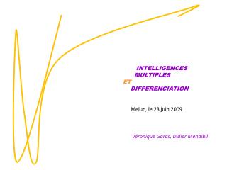 INTELLIGENCES MULTIPLES ET DIFFERENCIATION Melun , le 23 juin 2009