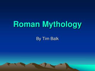 Roman Mythology