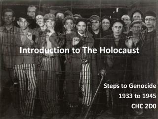 Introduction to The Holocaust