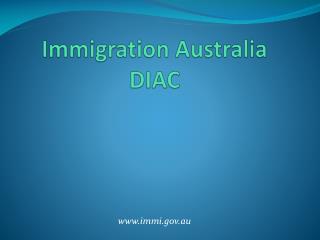 Immigration Australia DIAC