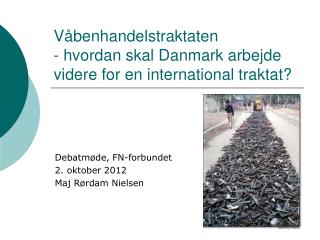 Våbenhandelstraktaten - hvordan skal Danmark arbejde videre for en international traktat?