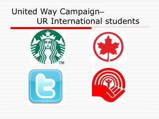 United Way Campaign – UR International students