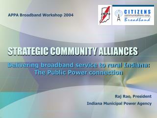 STRATEGIC COMMUNITY ALLIANCES