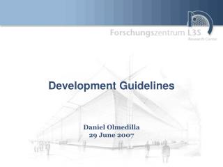 Development Guidelines