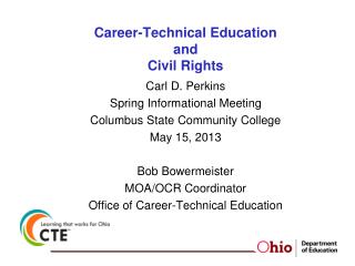 Career-Technical Education and Civil Rights