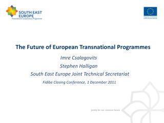 The Future of European Transnational Programmes