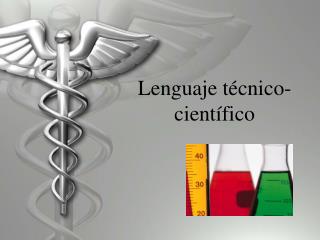 Lenguaje t écnico-científico