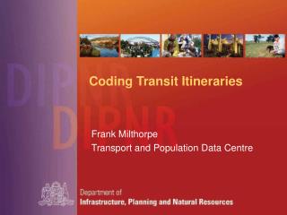 Coding Transit Itineraries