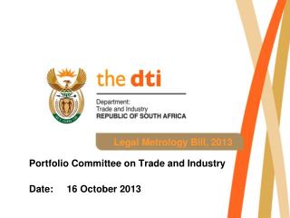 Legal Metrology Bill, 2013