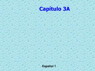 Capítulo 3A