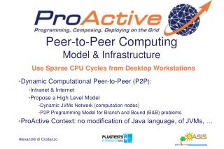 Peer-to-Peer Computing Model &amp; Infrastructure