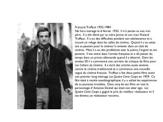 François Truffaut 1932-1984