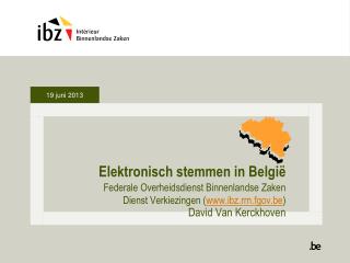 Elektronisch stemmen in België