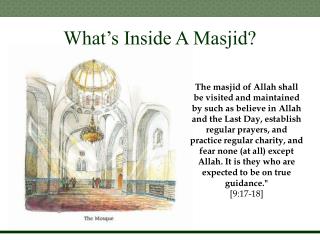 What’s Inside A Masjid?