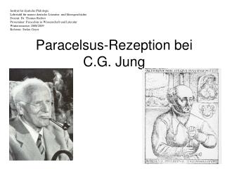 Paracelsus-Rezeption bei C.G. Jung