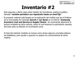 Inventario #2