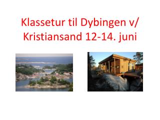 Klassetur til Dybingen v/ Kristiansand 12-14. juni