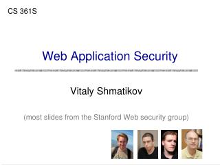 Web Application Security