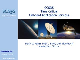 CCSDS Time Critical Onboard Application Services