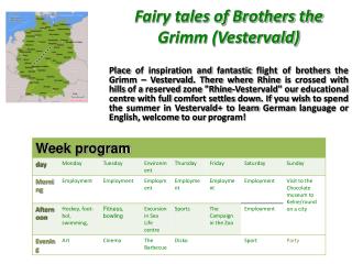 Fairy tales of Brothers the Grimm (Vestervald)