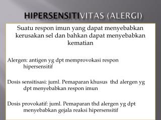 Hipersensiti vitas (alergi)