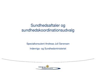 Sundhedsaftaler og sundhedskoordinationsudvalg