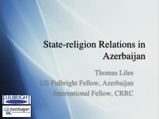 State-religion Relations in Azerbaijan